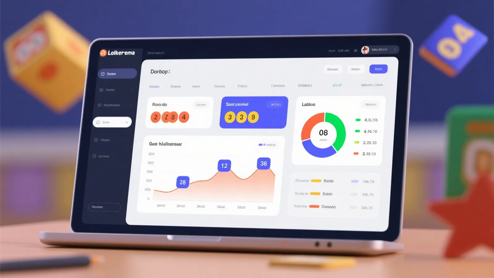 数据看板示意图